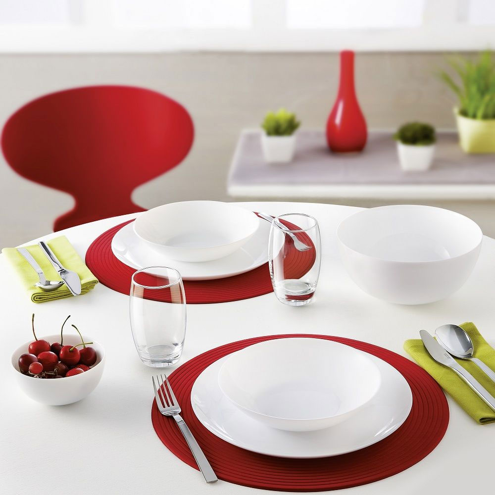 Тарілка десертна DIWALI, 19см., біл. (D7358) Luminarc - фото 2