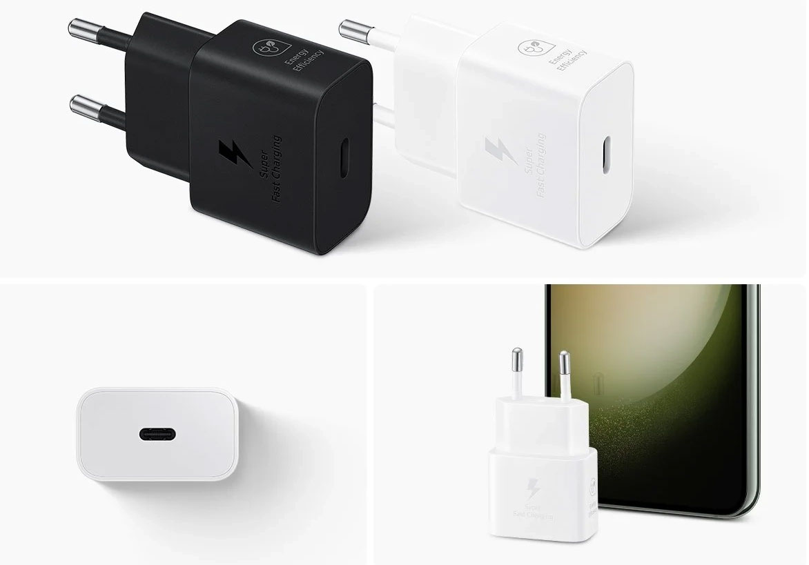 Мережевий зарядний пристрій USB Type-C, 25W, Travel Adapter Black  (EP-T2510NBEGEU), чорн. SAMSUNG - фото 5