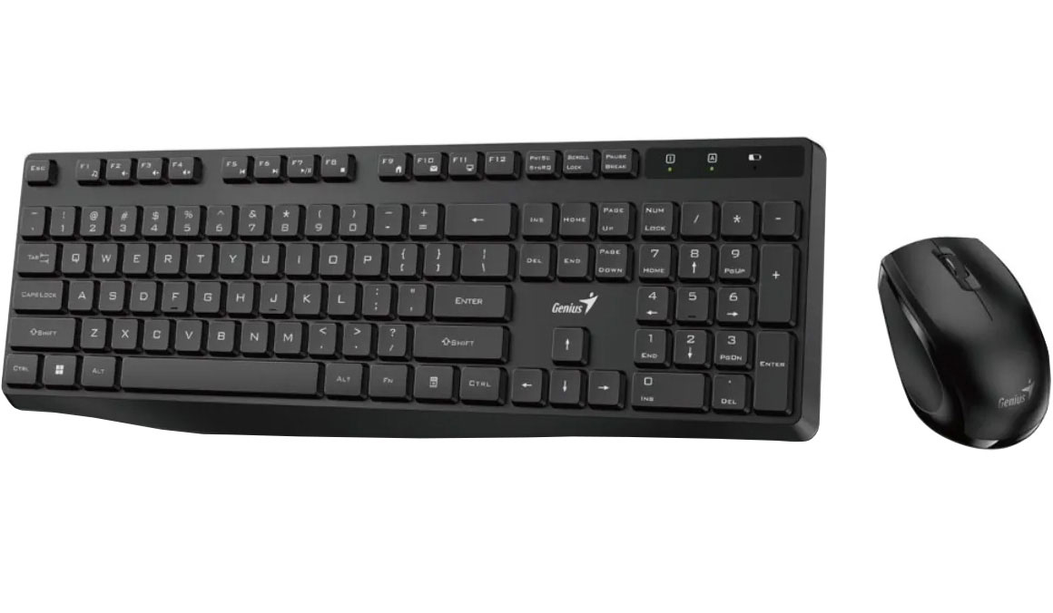 Набор беспроводный клавиатура + мышь Genius Smart KM-8206S Укр., черн. Genius - фото 1