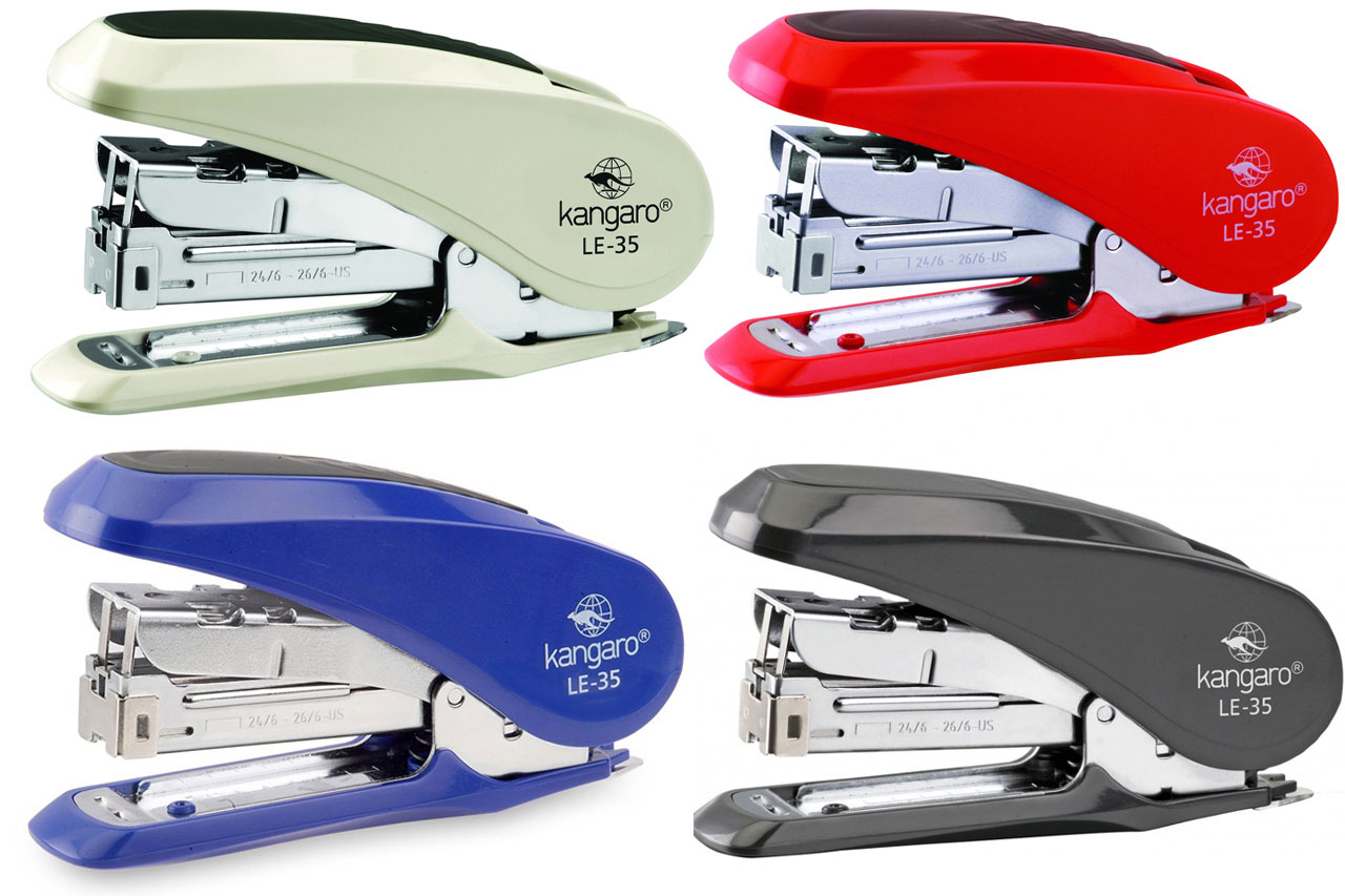 Степлер 24/6, 30л., пластик/метал, ассорт. Kangaro - фото 2