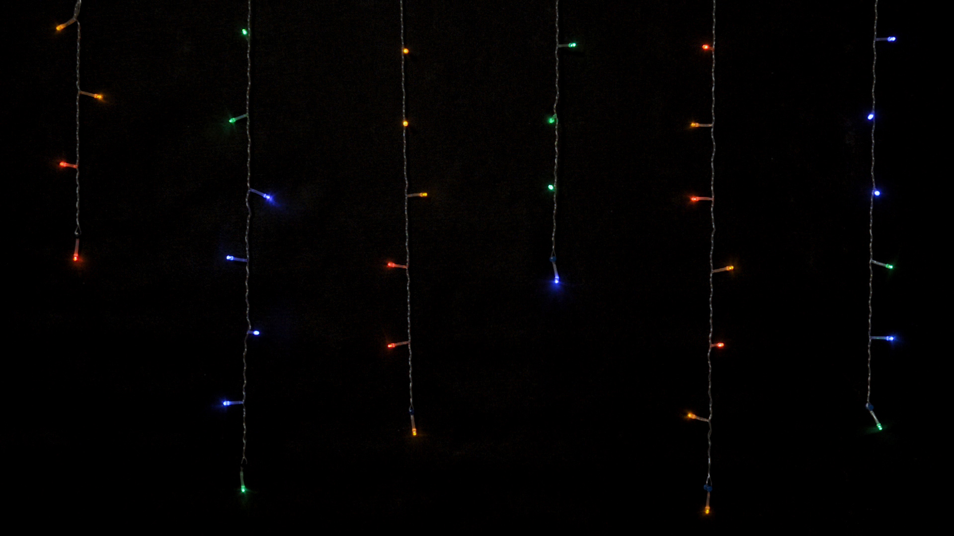 Гирлянда внутренняя DELUX ICICLE С 100 LED, бахрома, 3,2x0,7м, мульти/прозрачный, IP20 (90015254) DeLux - фото 1