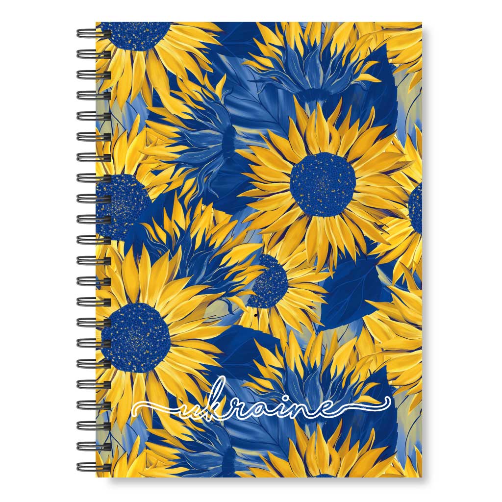 Тетрадь на спирали А5, 100л., клетка, твердая обложка 