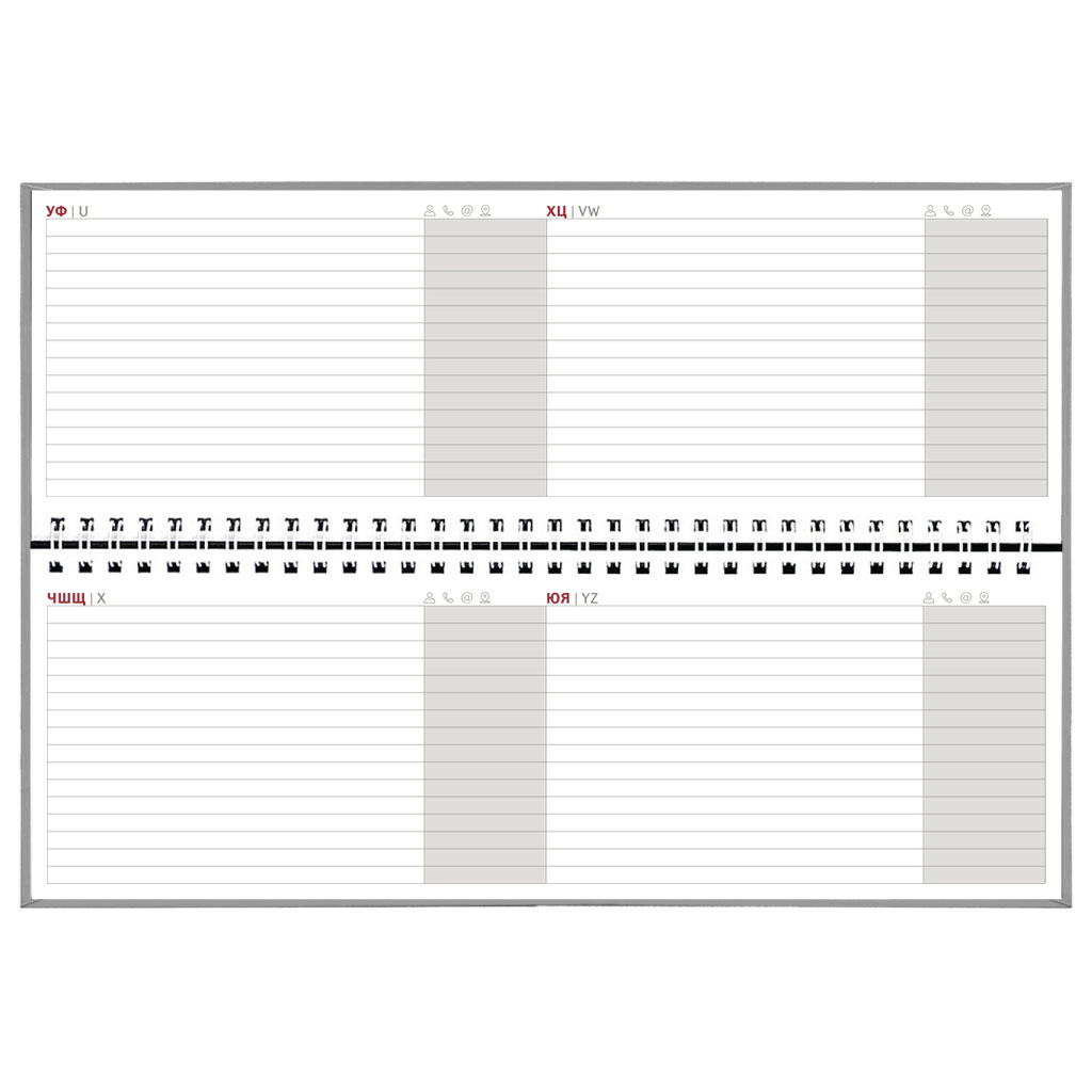 Планинг (еженедельник) настольный недатированный Ariane, 209*104мм., 58л., син. Полиграфист - фото 4