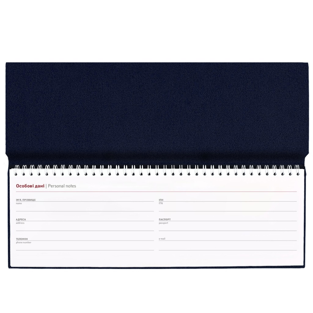 Планинг (еженедельник) настольный недатированный Ariane, 209*104мм., 58л., син. Полиграфист - фото 5