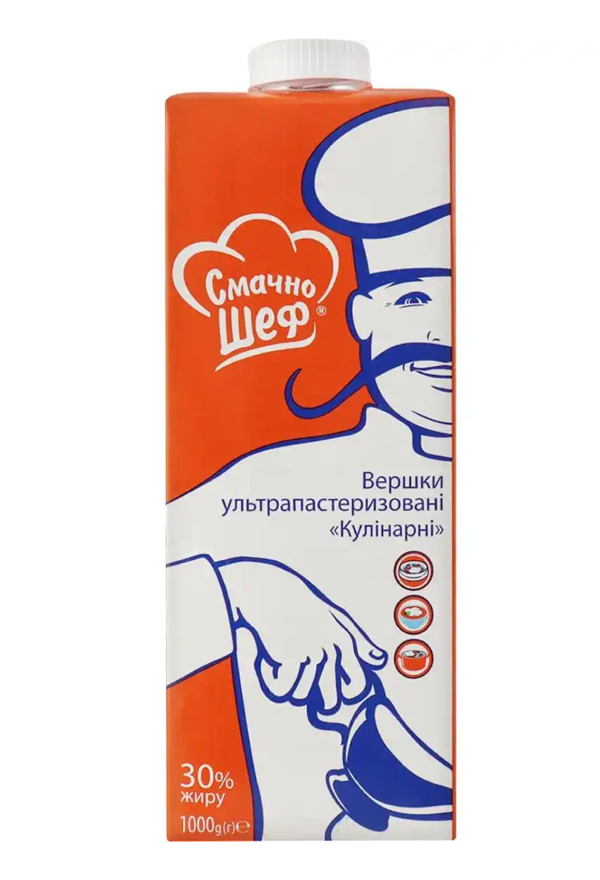 Вершки рідкі ультрапастеризовані 