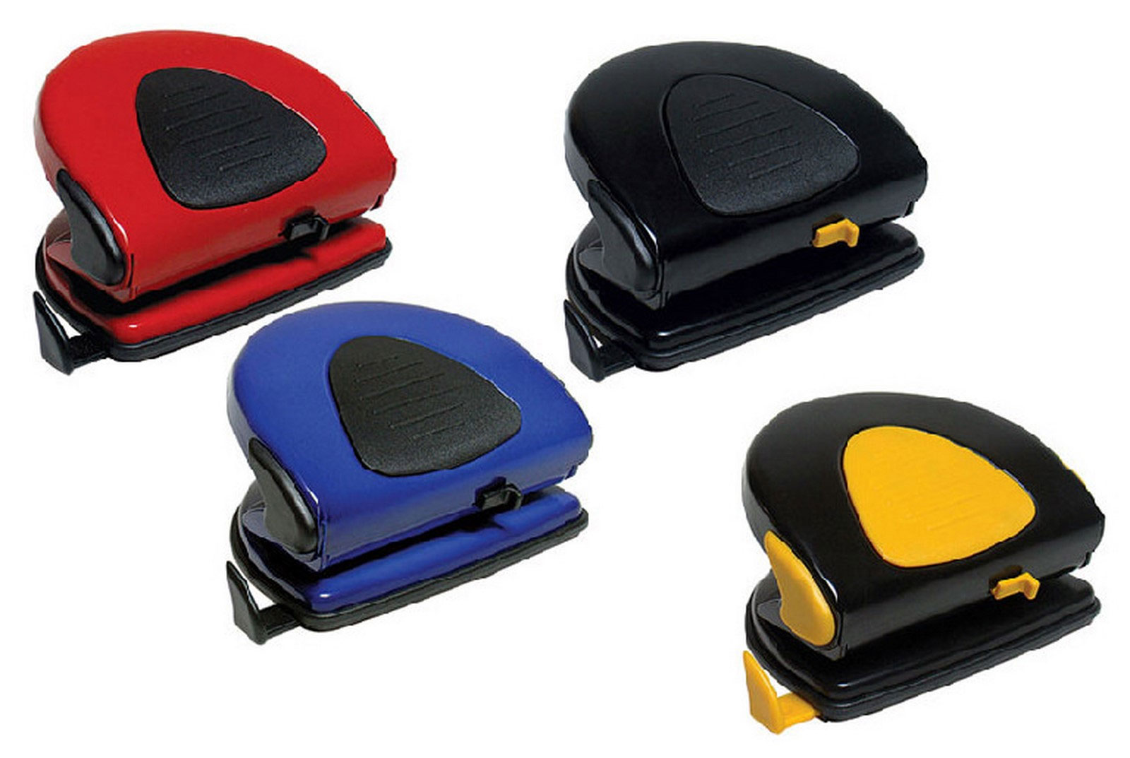 Діркопробивач на 2 отвори, до 20 аркушів (4319), металевий, черв. Scholz - фото 3