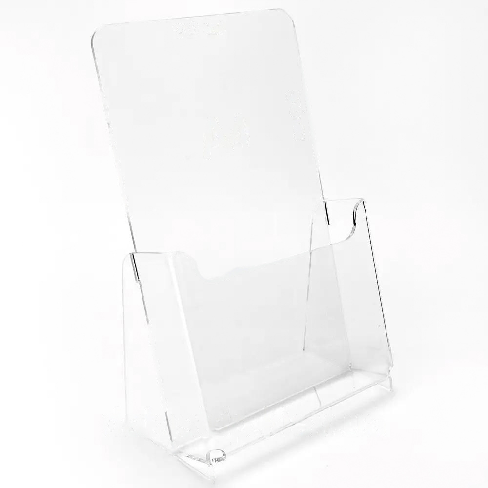 Настільна підставка для листівок (настільна кишеня), формат А4, пластик, прозор. Україна - фото 1