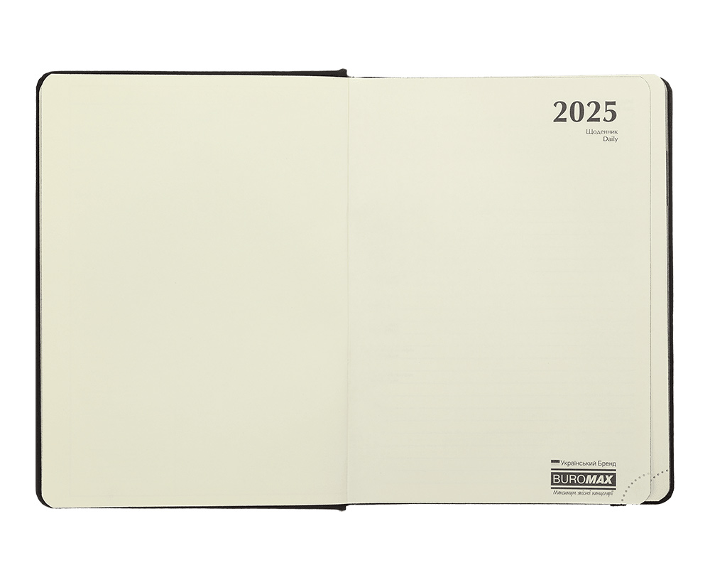Ежедневник датированный 2025 GALAXY, А5, 336стр., искуств. кожа, син. BuroMax - фото 3