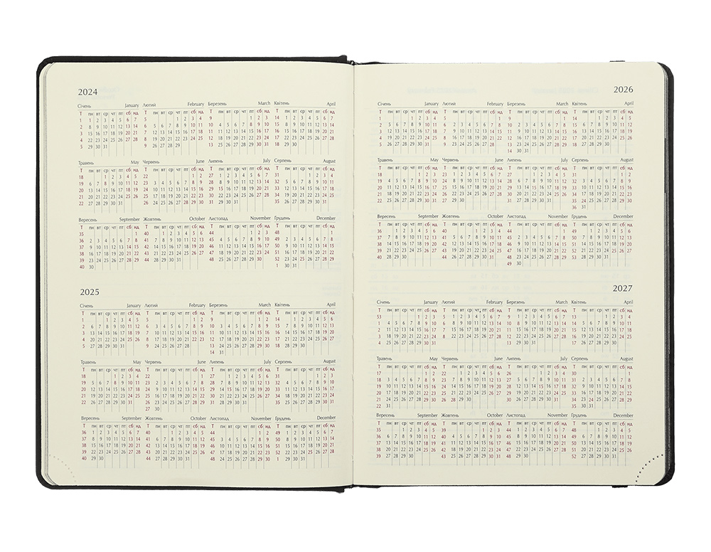 Ежедневник датированный 2025 GALAXY, А5, 336стр., искуств. кожа, син. BuroMax - фото 5