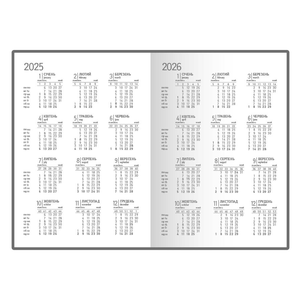 Ежедневник датированный Twill А6 (98*140 мм.), 160л., линия, на кнопке, зелен. Полиграфист - фото 3