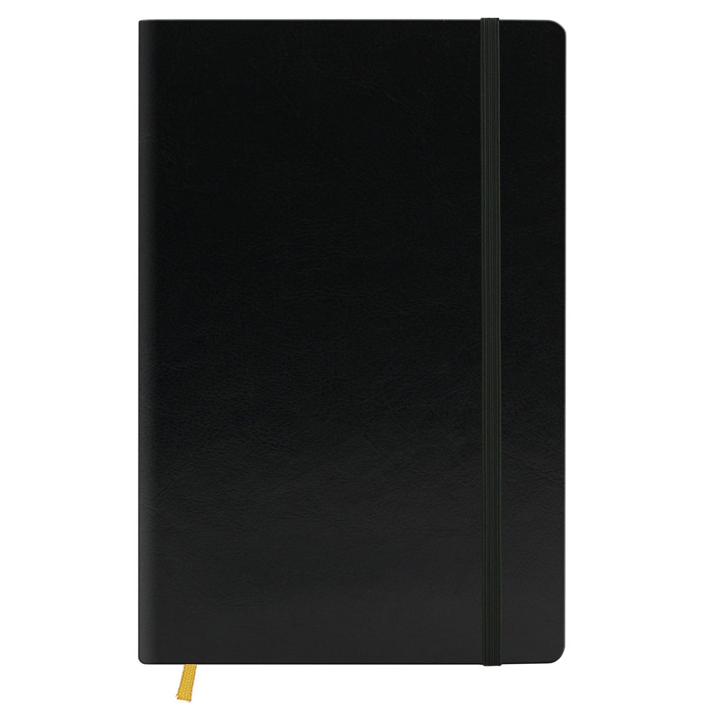 Ежедневник недатированный Nebraska А5 (145*202 мм.), 176л., линия, на резинке, черн. Полиграфист - фото 3