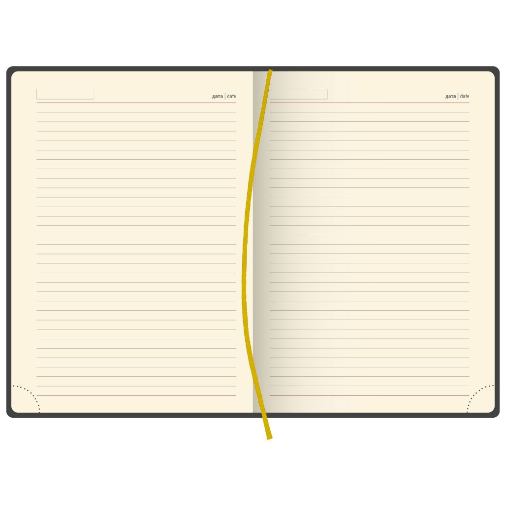 Щоденник недатований Nebraska  А5 (145*202 мм.), 176арк, лінія, на гумці, борд. Поліграфіст - фото 6