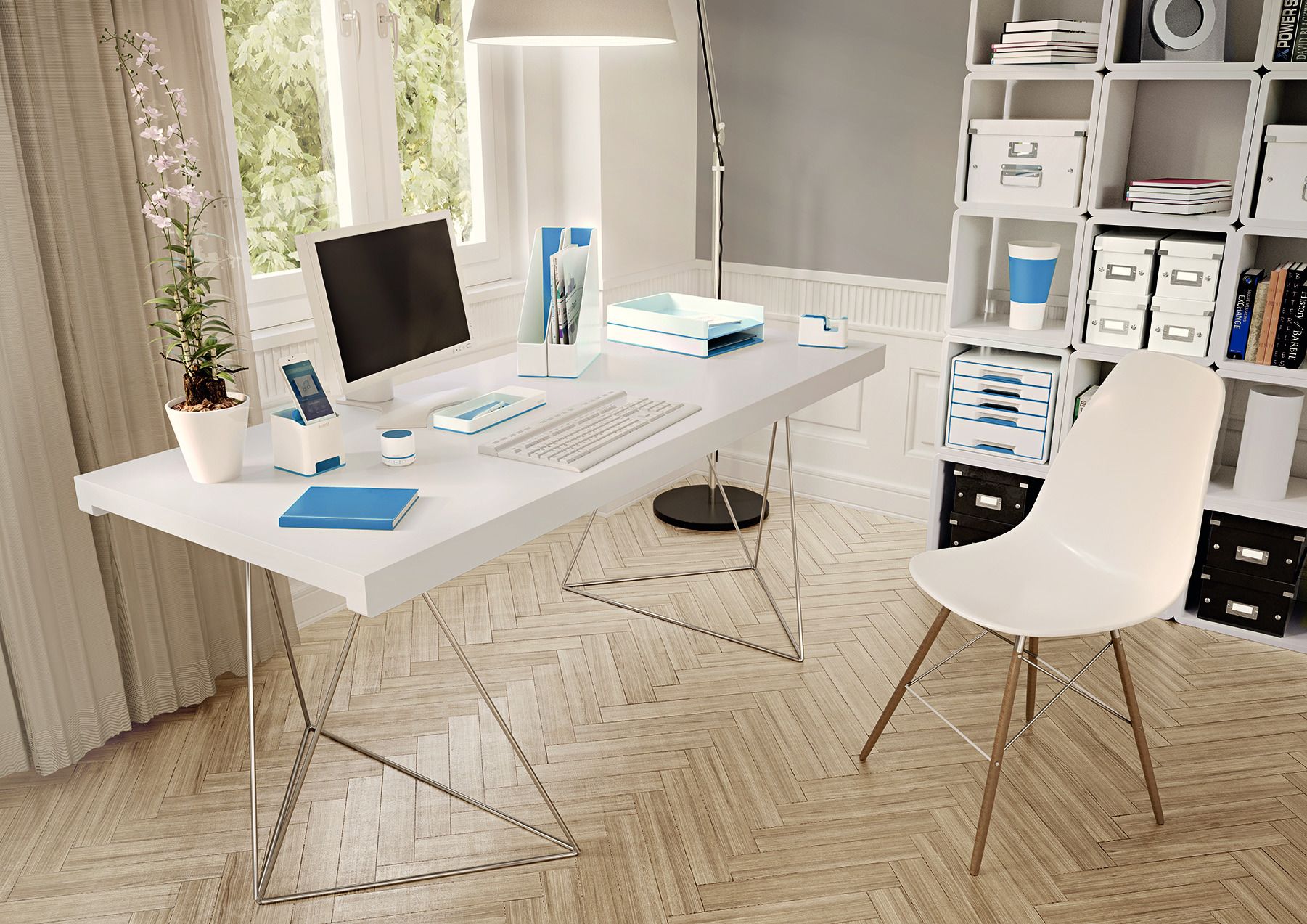 Лоток вертикальный Wow Duo Colour метал., син. LEITZ - фото 3