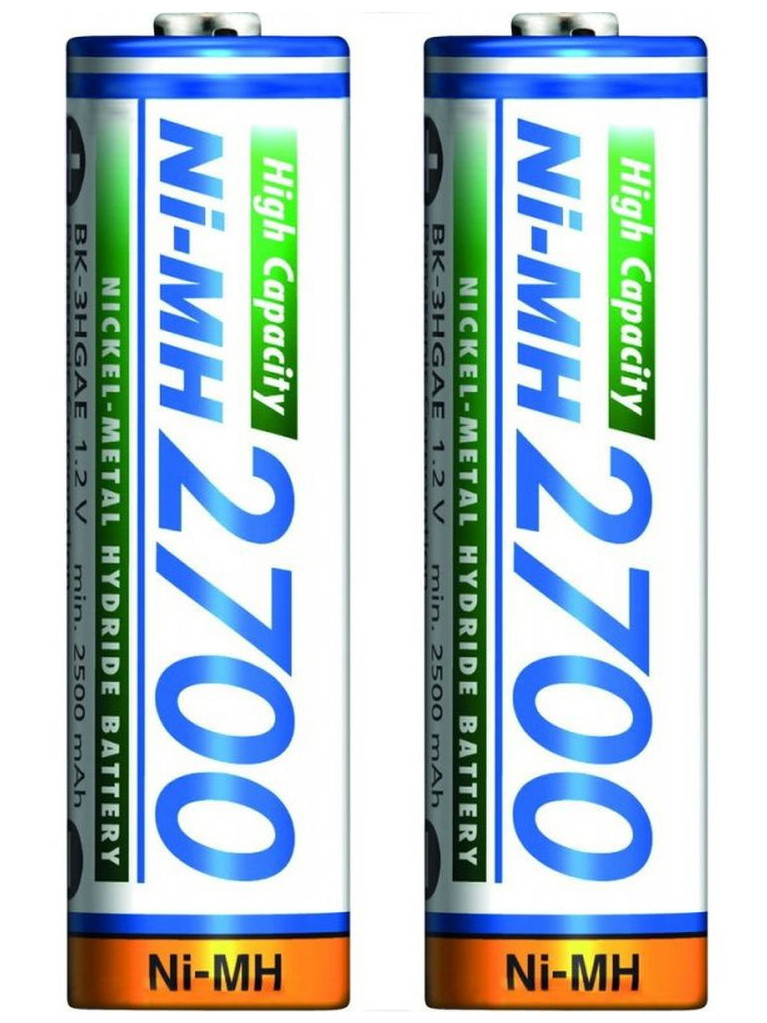 Акумулятор AA 2700mAh NiMh., 2шт./уп. Panasonic - фото 3