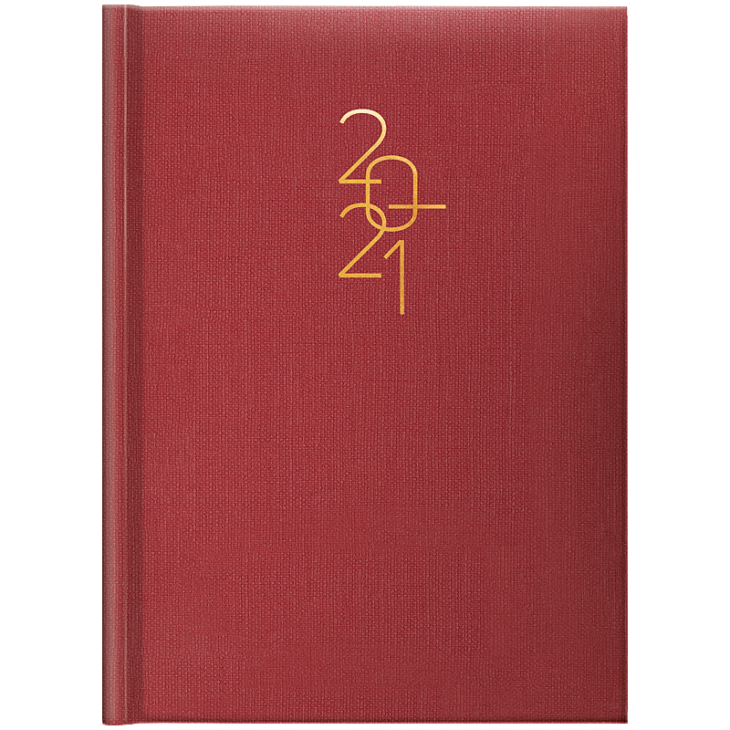 Ежедневник датированный Стандарт 2021 Torino Trend, красн. Brunnen - фото 1