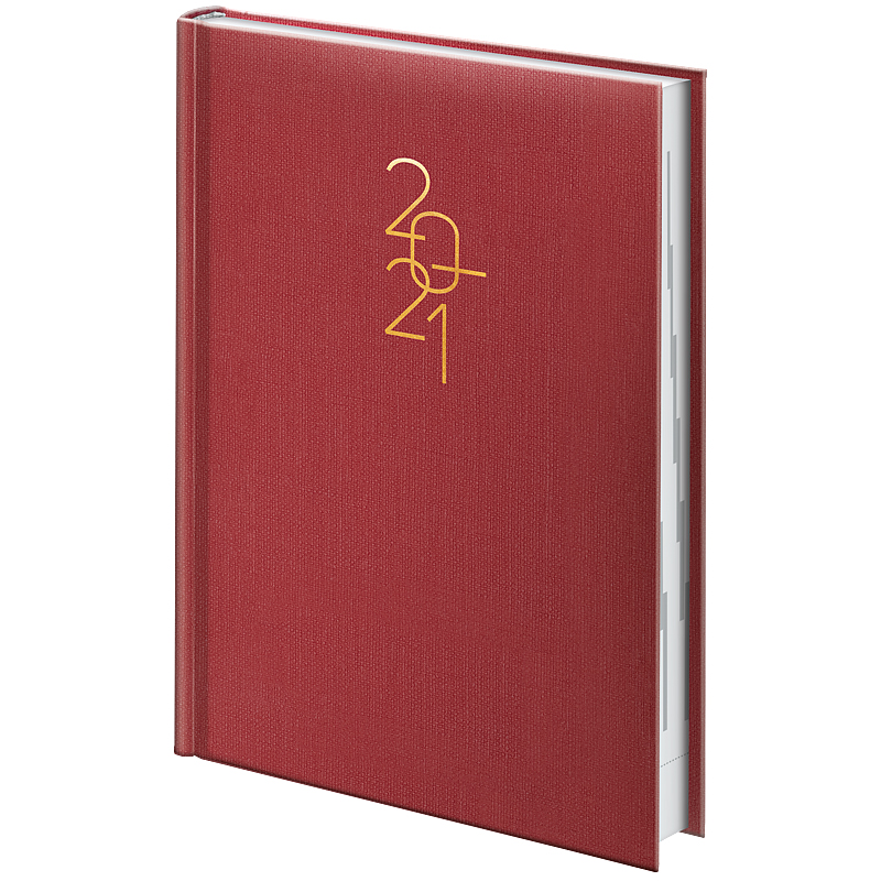 Ежедневник датированный Стандарт 2021 Torino Trend, красн. Brunnen - фото 2