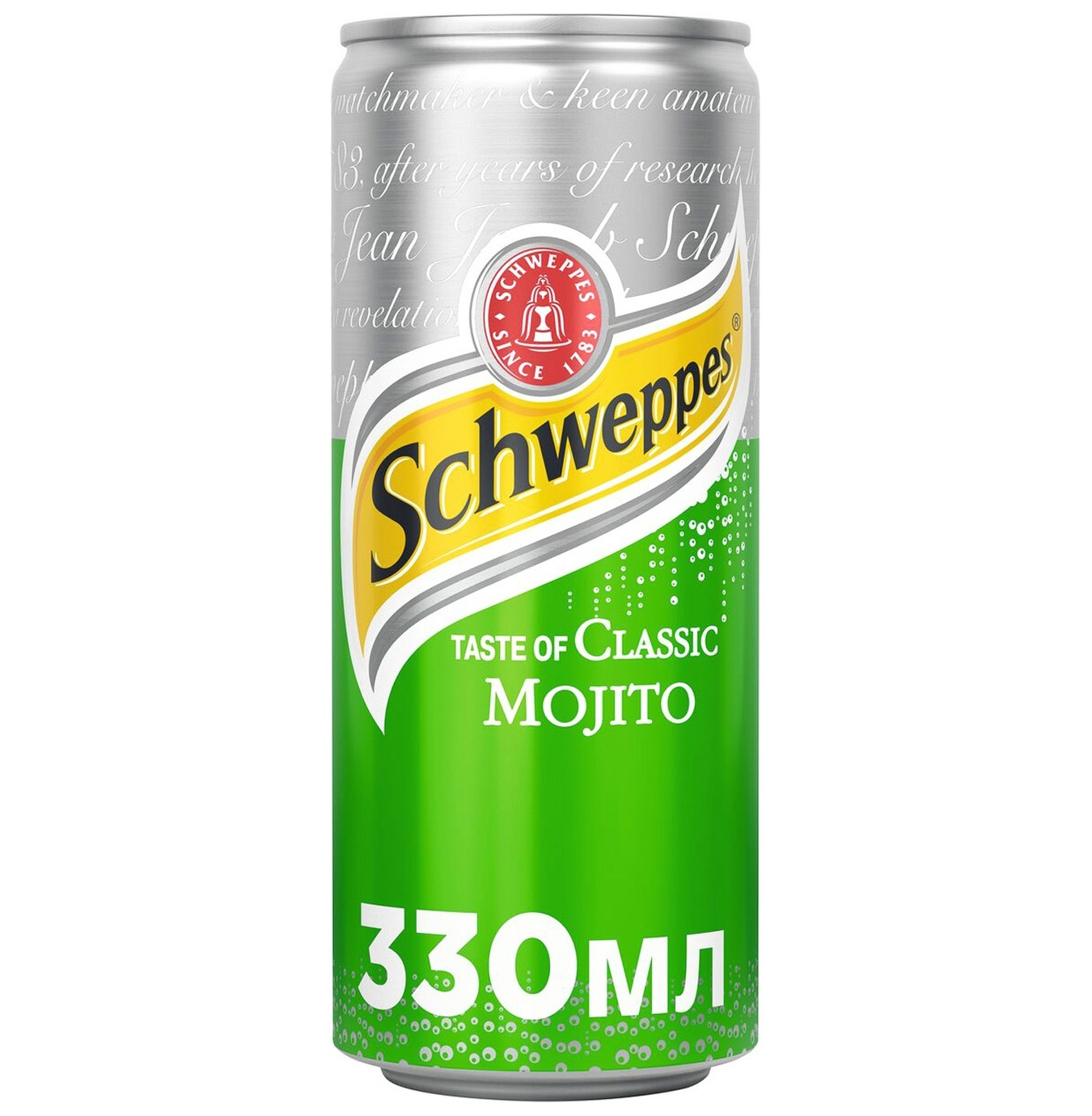 Вода Швепс Мохито, 0,33л., 12шт./уп., жестяная банка Schweppes - фото 1