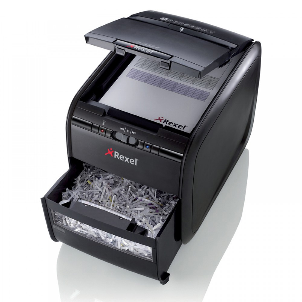 Уничтожитель документов Auto+60X. P3 5лист.,перекрестная резка, корзина 15л Rexel - фото 1