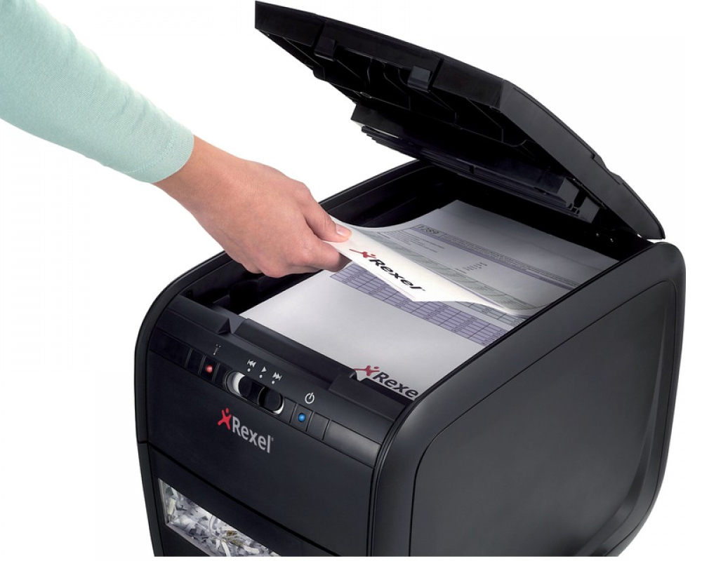 Уничтожитель документов Auto+60X. P3 5лист.,перекрестная резка, корзина 15л Rexel - фото 3