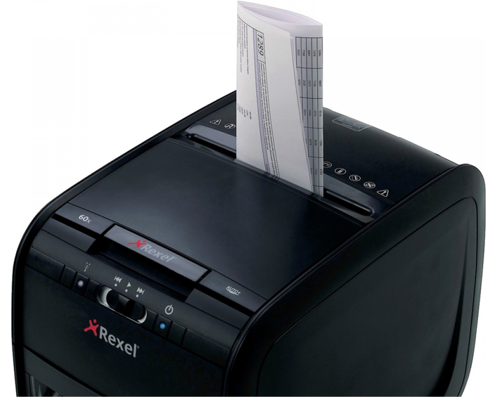 Уничтожитель документов Auto+60X. P3 5лист.,перекрестная резка, корзина 15л Rexel - фото 4