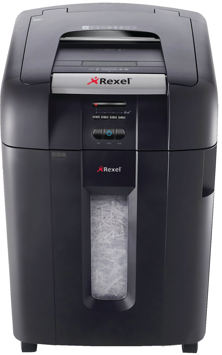 Знищувач документів Auto+ 600X. P4 10лист., Перехресне різання, корзина 80л Rexel - фото 1