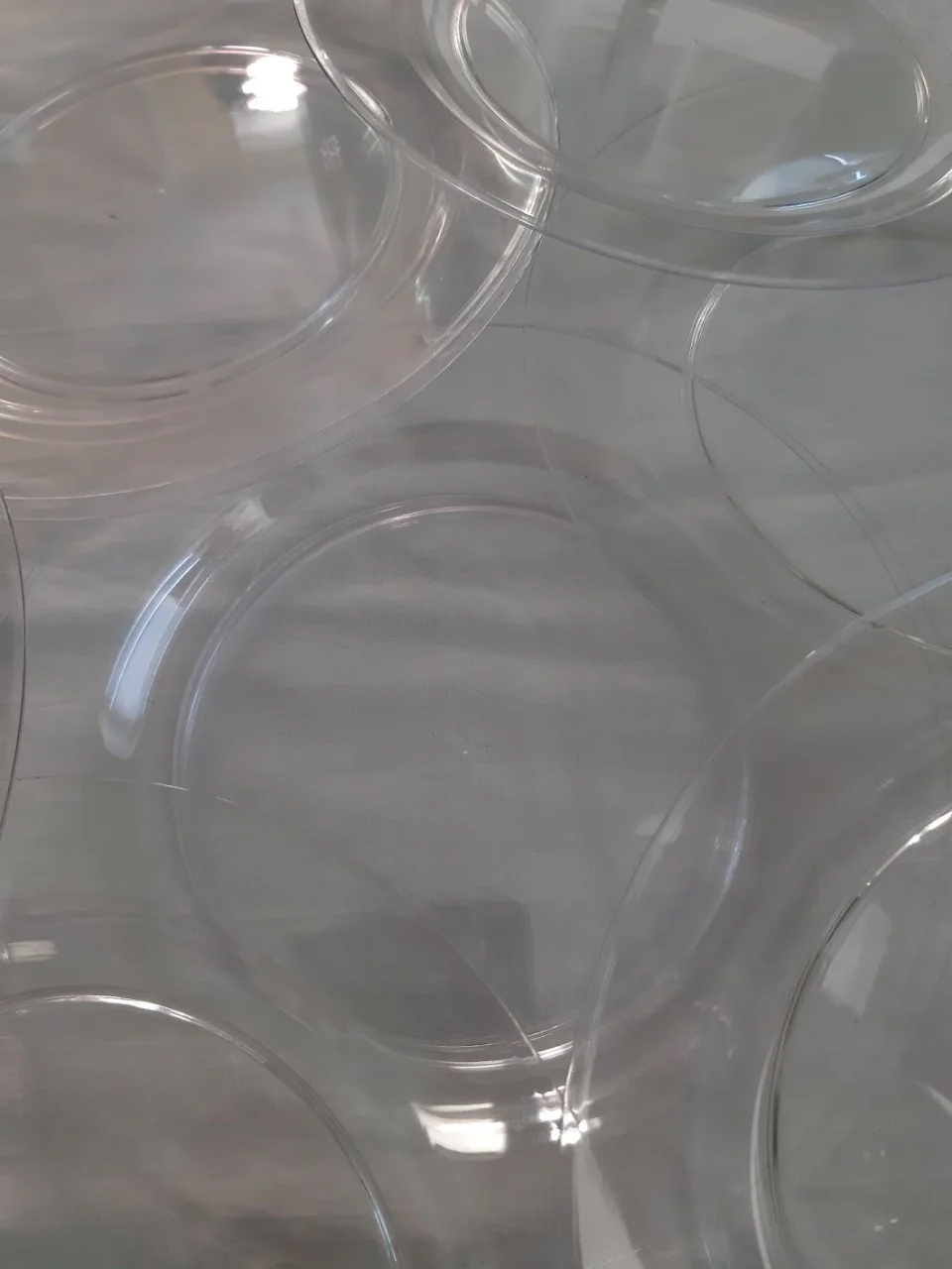 Тарелка стеклоподобная 20,5см.,10шт./уп., прозр. Украина - фото 1