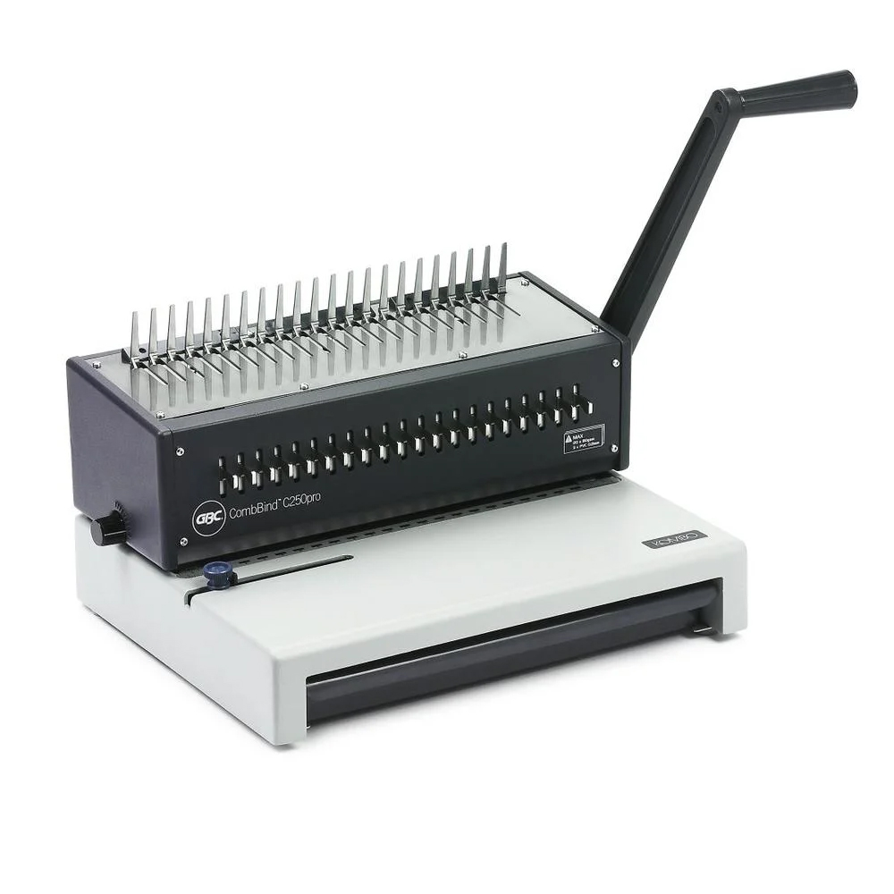 Переплетчик для пластиковых пружин CombBind C250 Pro до 450л., дырокол 20л. GBC - фото 1