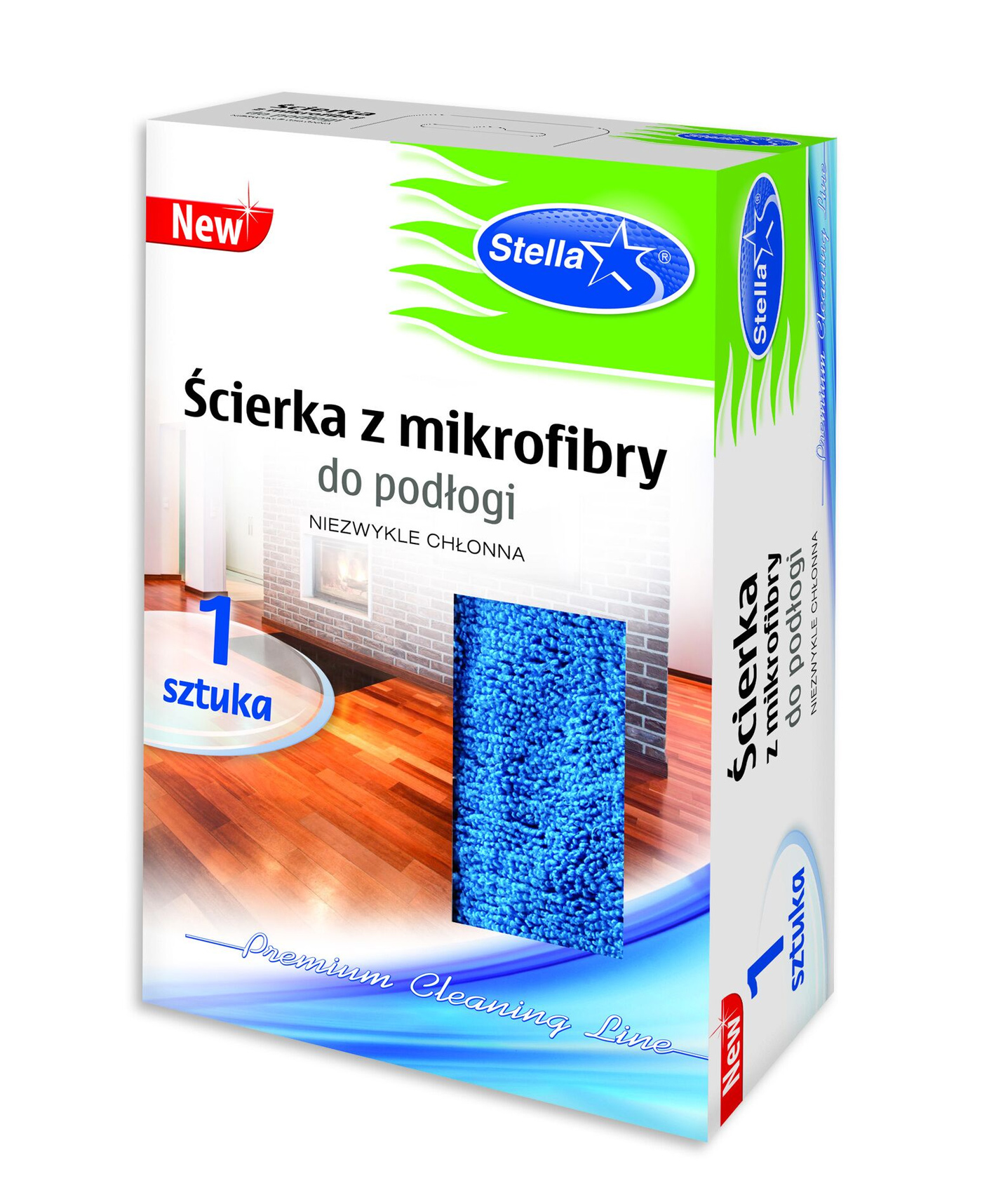 Серветка мікрофібра для підлоги 50*60см Stella - фото 1