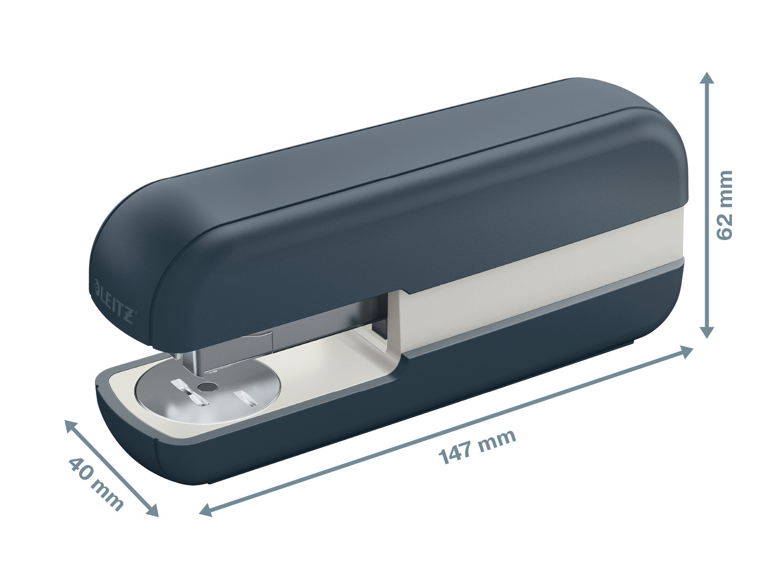 Степлер 24/6, 30л. Cosy, металлический, серый LEITZ - фото 1