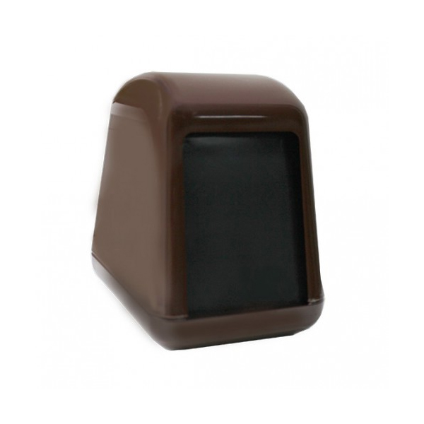 Диспенсер для серветок столових ACQUALBA 14,5х10,5х14см, коричн. Mar Plast - фото 1