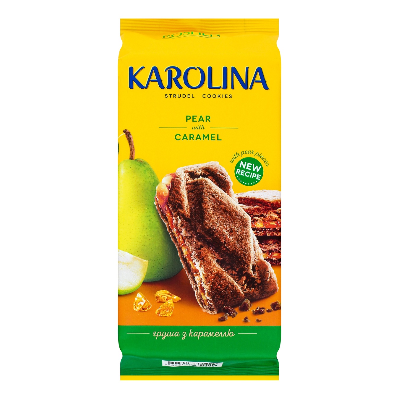 Печенье KAROLINA с грушей и карамелью, 168г. Roshen - фото 1