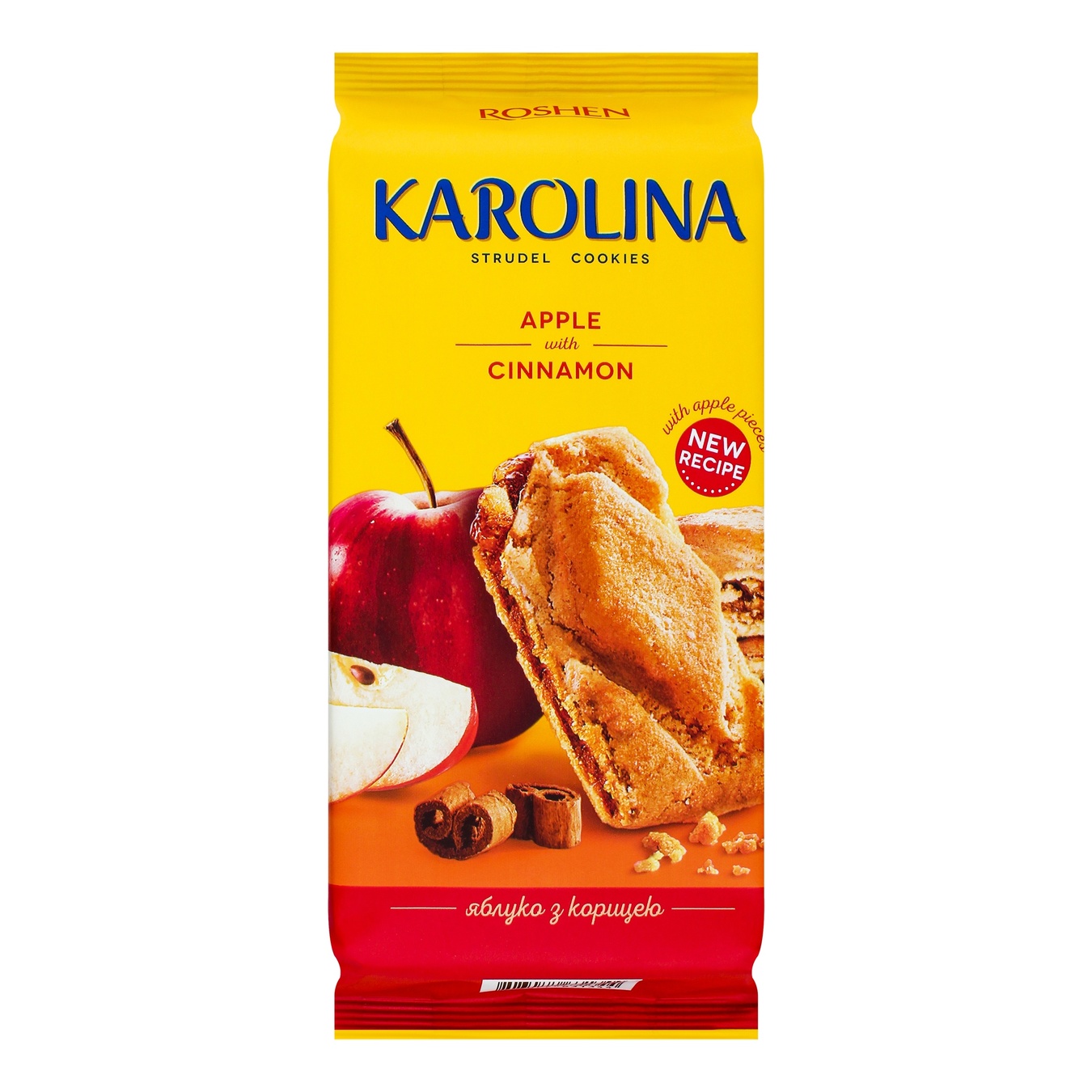 Купить Печенье KAROLINA с яблоком и корицей, 168г. Roshen в магазине ...