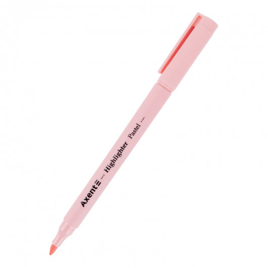 Маркер текстовий Highlighter Pastel 2533-A, 2-4 мм клиноп., рожевий Axent - фото 1