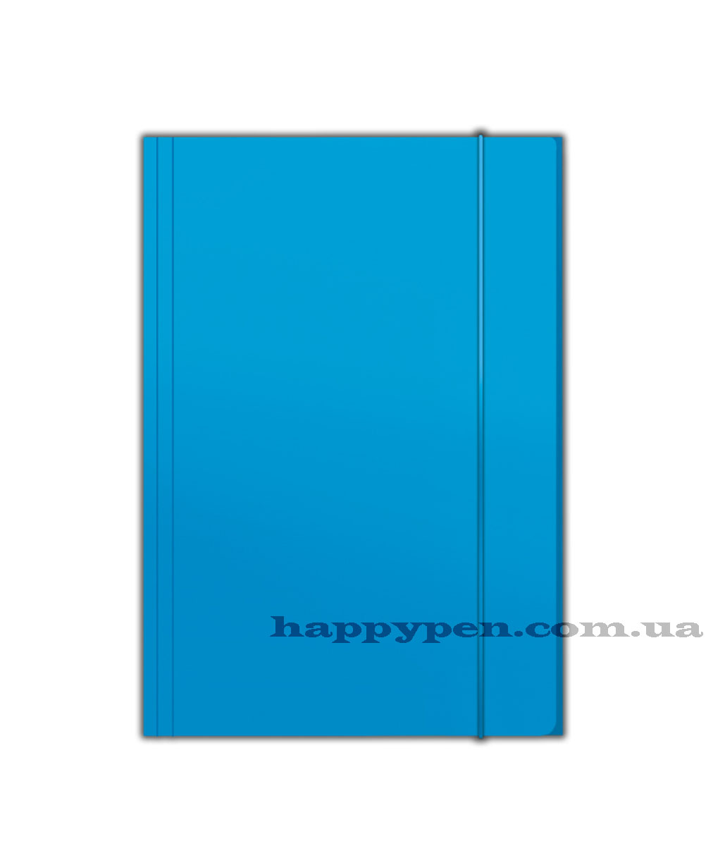 Папка на резинках А4, картон, голуб. Penmate - фото 1