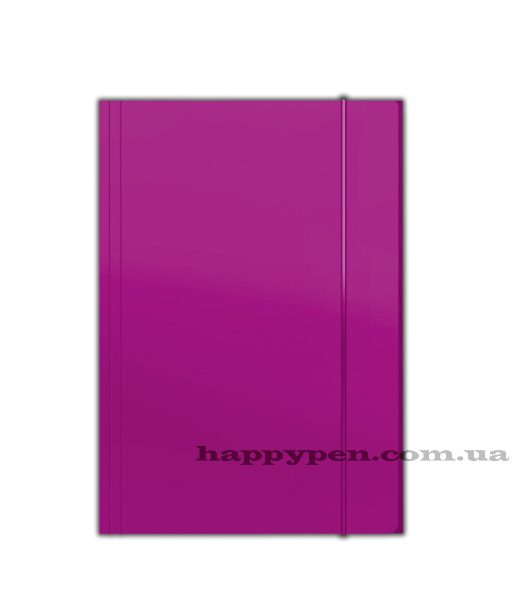 Папка на резинках А4, картон., фиолет. Penmate - фото 1