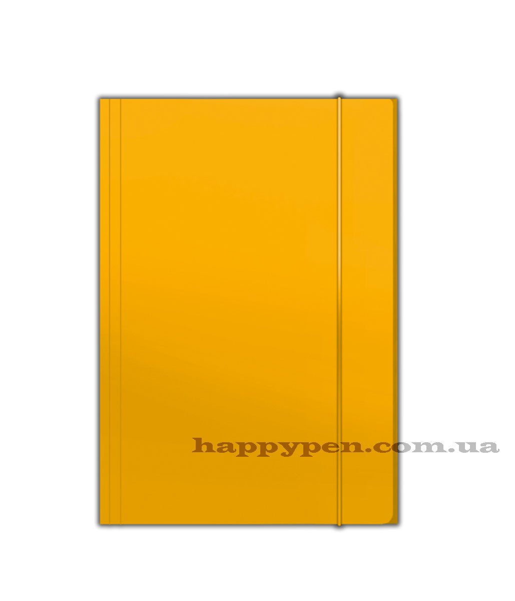 Папка на резинках А4, картон, оран., оранж. Penmate - фото 1