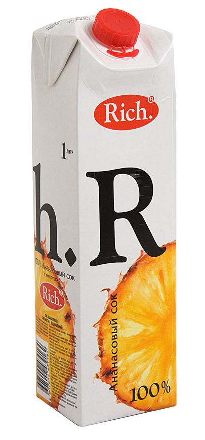 Сік ананасовий 1л. Rich - фото 1