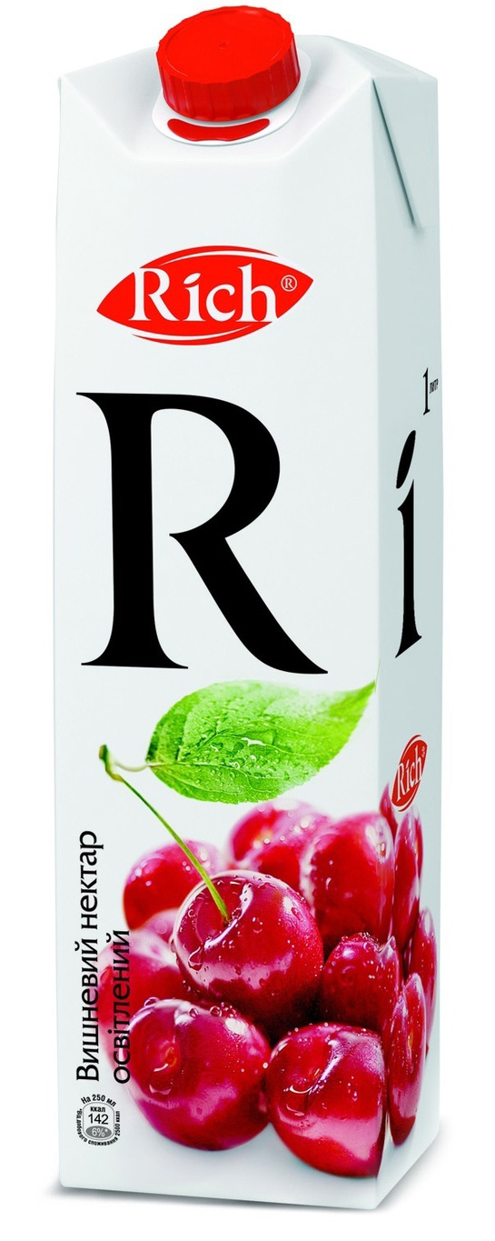 Купить Нектар вишневый 1л. Rich в магазине HappyPen.