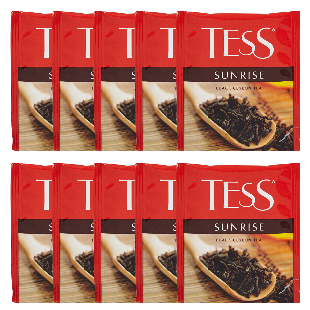 Чай черный классический Sunrise, 100пак. по 1,8гр. Tess - фото 1