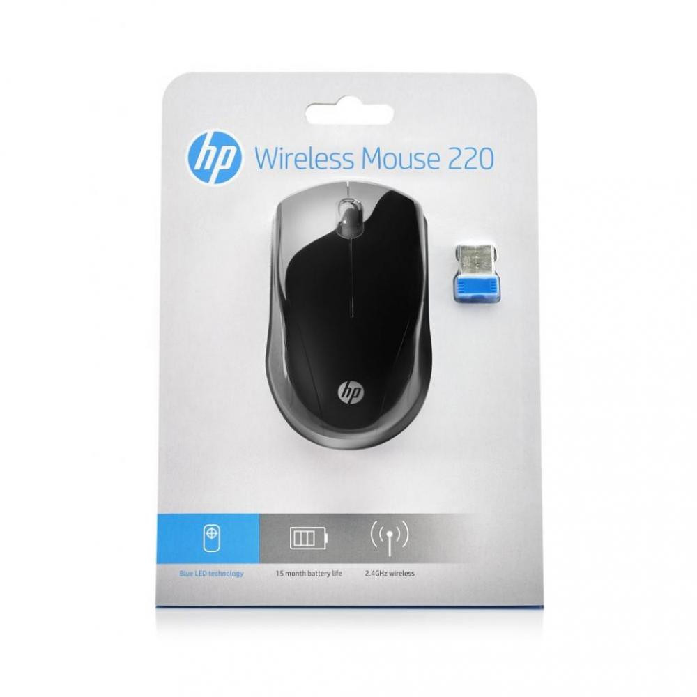 Мышь беcпроводная оптическая HP Wireless Mouse 220, черн. HP - фото 4
