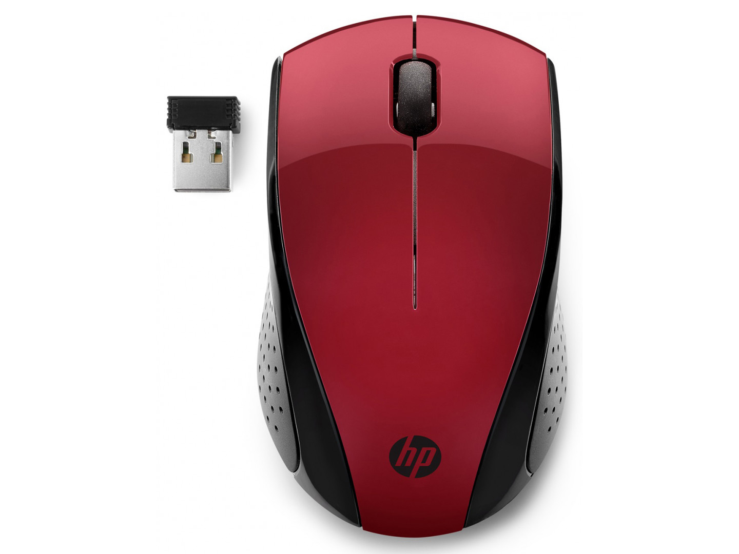 Мышь беcпроводная оптическая HP Wireless Mouse 220, красн. HP - фото 1