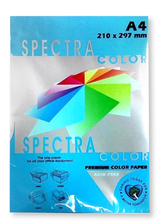 Папір кольоровий Color A4 інтенсив 160г/м2 Turquoise (250лист.) син. Spectra Color - фото 2