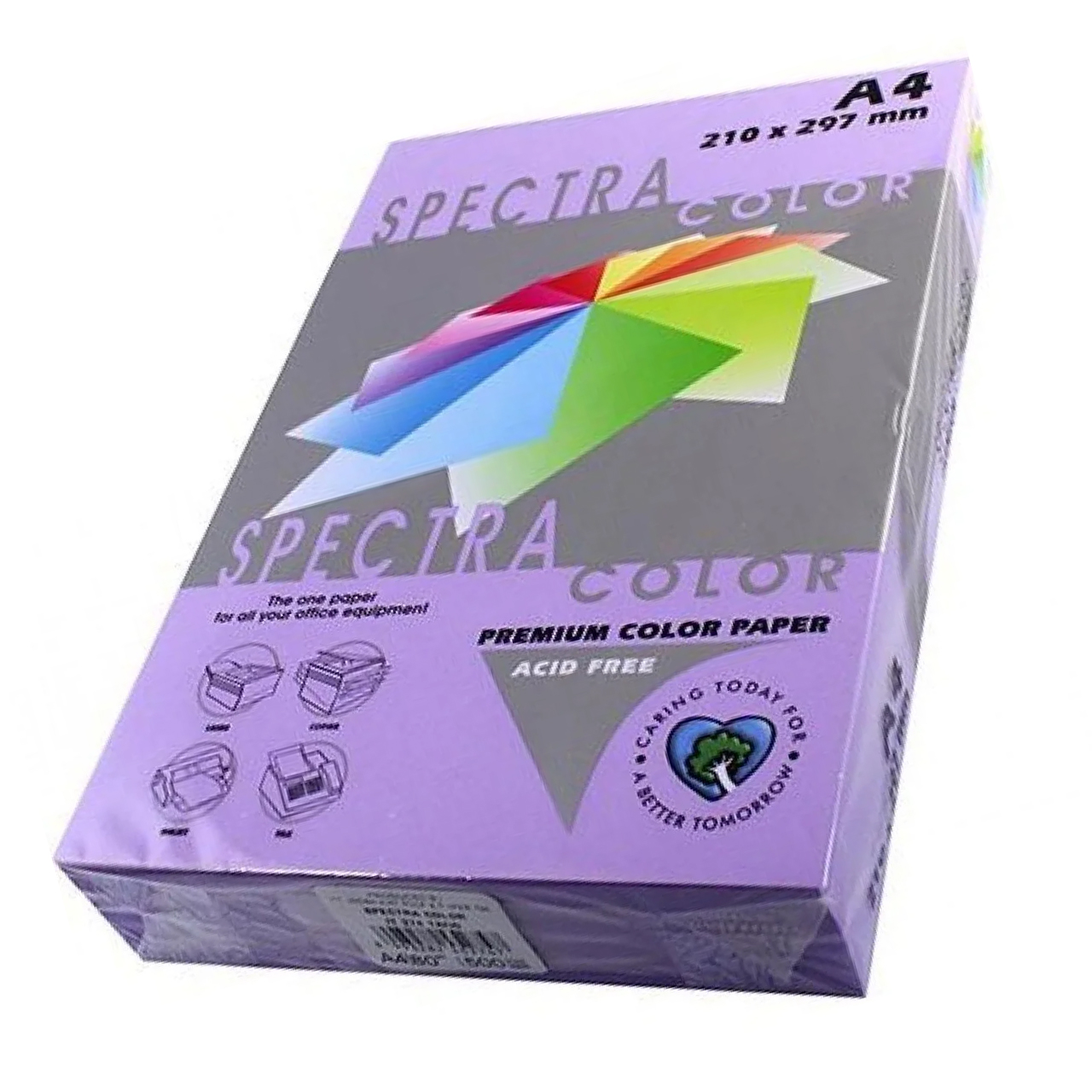 Бумага цветная Color A4 интенсив 80г./м2. Taro, 500листов, фиолет. Spectra Color - фото 1
