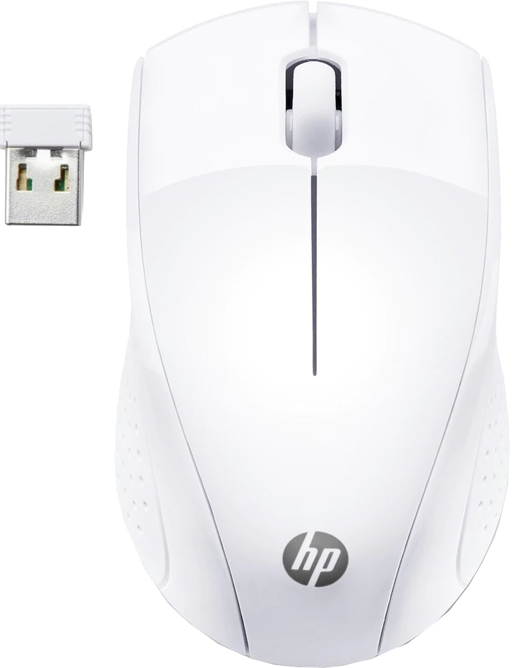 Мышь USB беcпроводная оптическая HP Wireless Mouse 220, бел. HP - фото 1