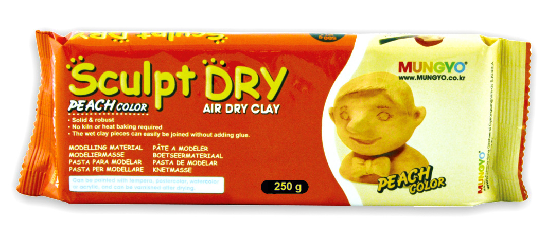 Масса для лепки самозастывающая 250гр., беж. Mungyo - фото 1