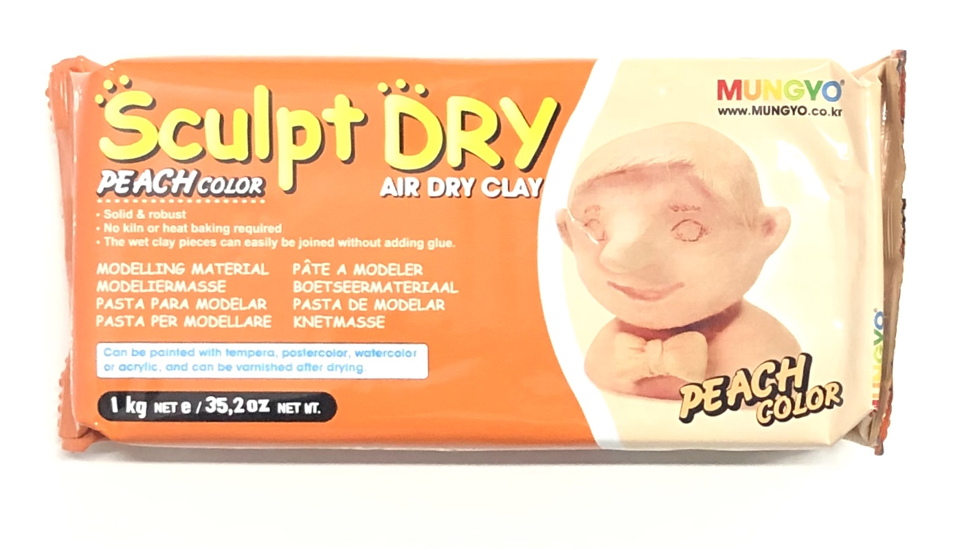 Маса для ліпки самозастигаюча 1000гр., беж. Mungyo - фото 1