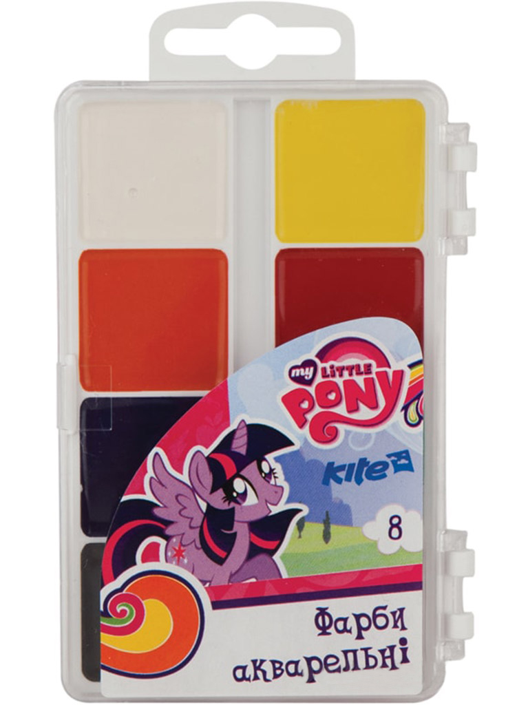 Краски акварельные 8цв. «My Little Pony» Kite - фото 1