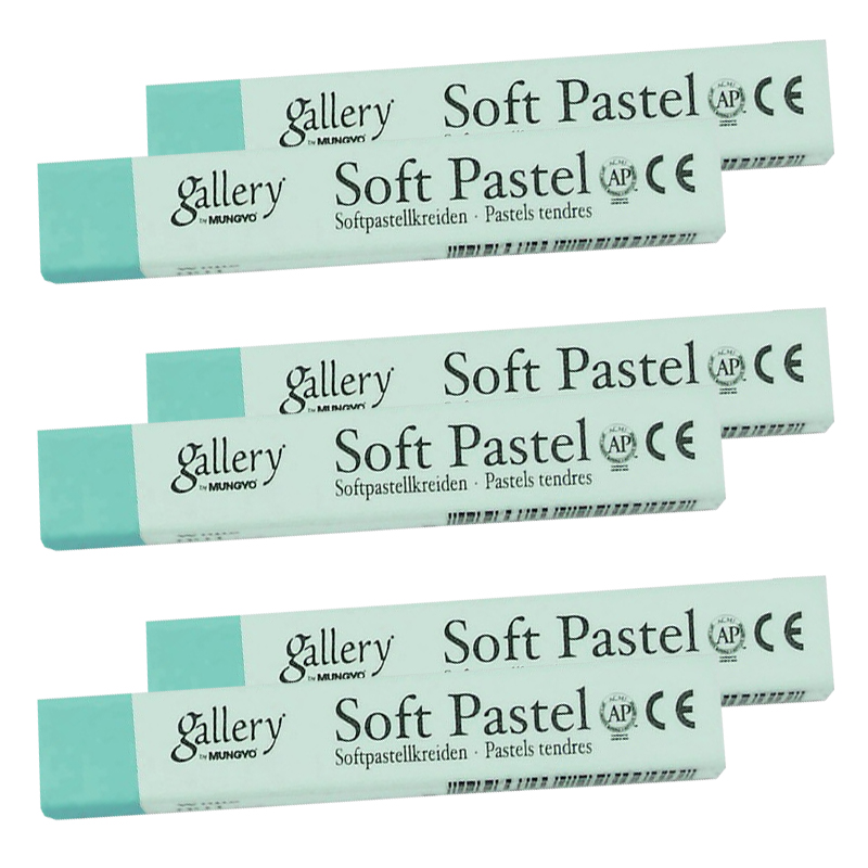 Пастель суха МР-6, 6шт./уп., св.-бірюз. кобальт Mungyo - фото 1