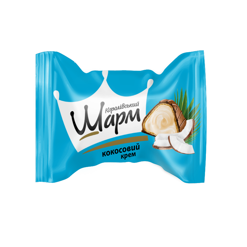 Цукерки Королівський шарм з кокосовою начинкою, 2,2кг. АВК - фото 1