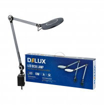 Светильник настольный на  подставке LED DELUX TF-530 3000К/4000К/6000К, 10Вт, черн.